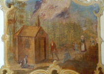 Wallfk. hl. Salvator im H&ouml;lzl  (Bogenberg bei Bogen)