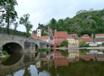 Steinerne Br&uuml;cke und Altes Rathaus (Kallm&uuml;nz)