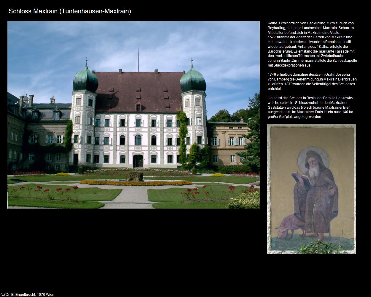 Schloss Maxlrain (Tuntenhausen) in Kulturatlas-BAYERN