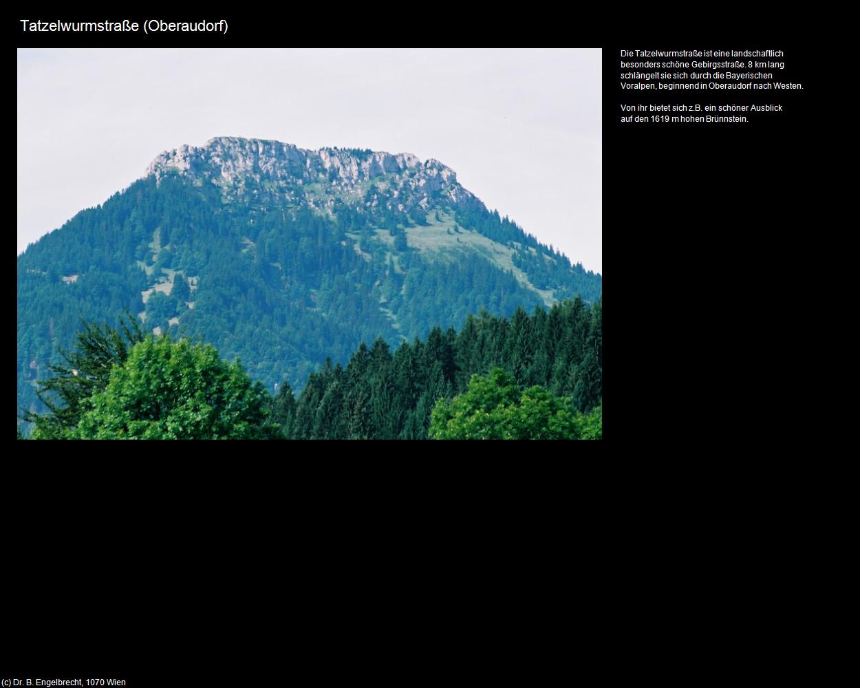 Tatzelwurmstraße (Oberaudorf) in Kulturatlas-BAYERN