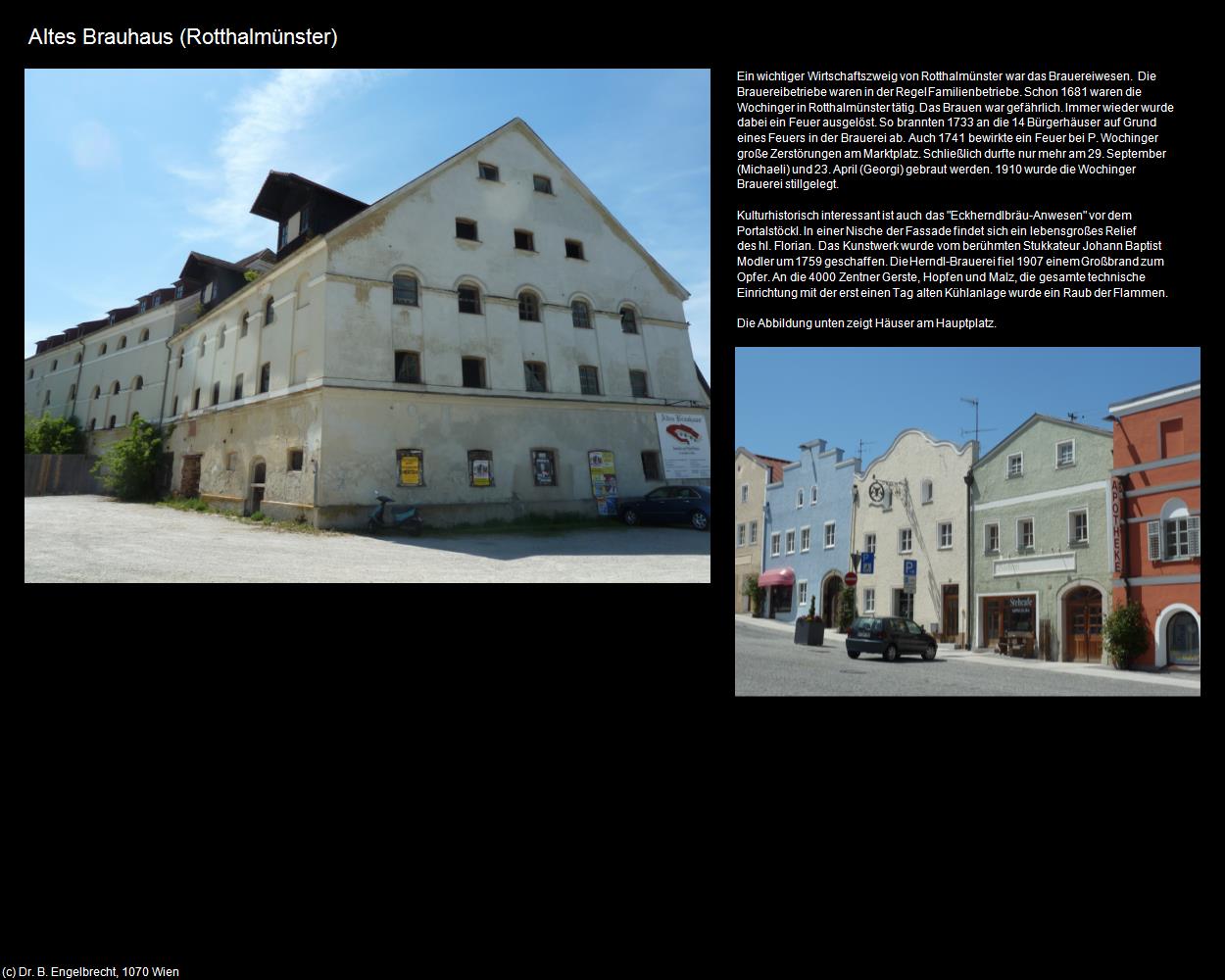 Altes Brauhaus (Rotthalmünster) in Kulturatlas-BAYERN