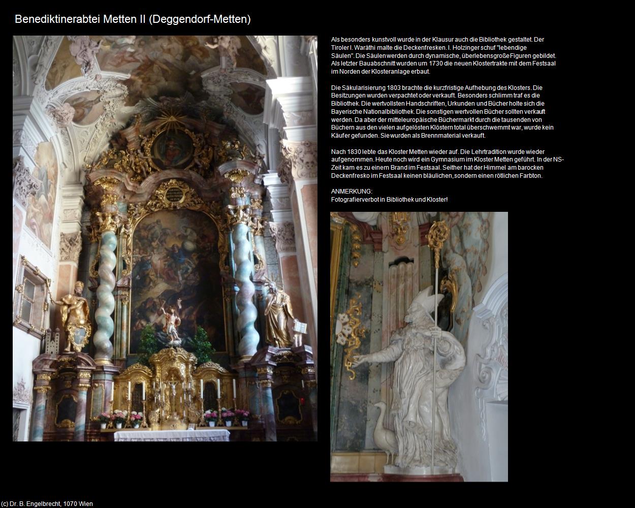 Benediktinerabtei Metten II (Deggendorf) in Kulturatlas-BAYERN
