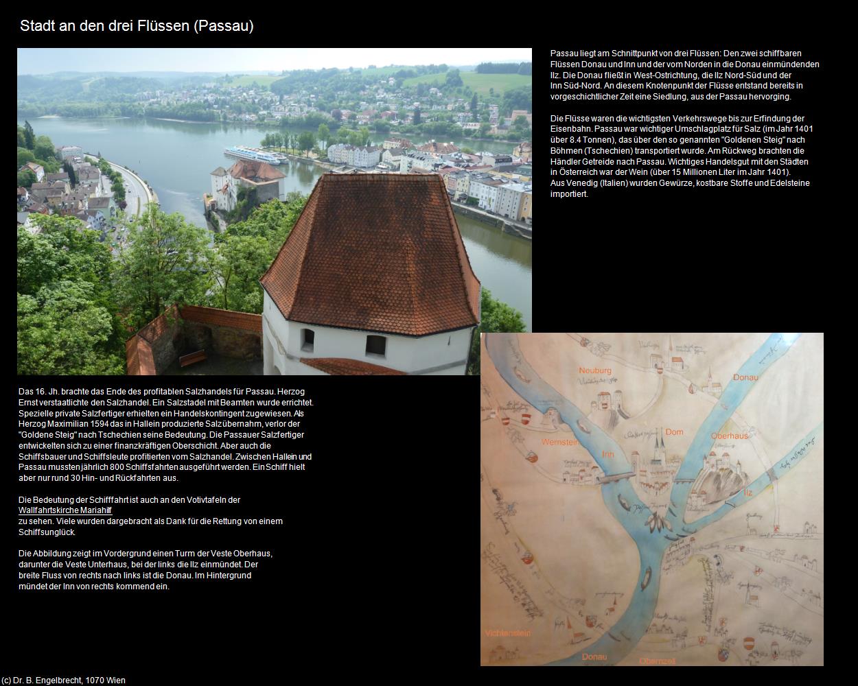 Stadt an den drei Flüssen  (Passau) in Kulturatlas-BAYERN(c)B.Engelbrecht