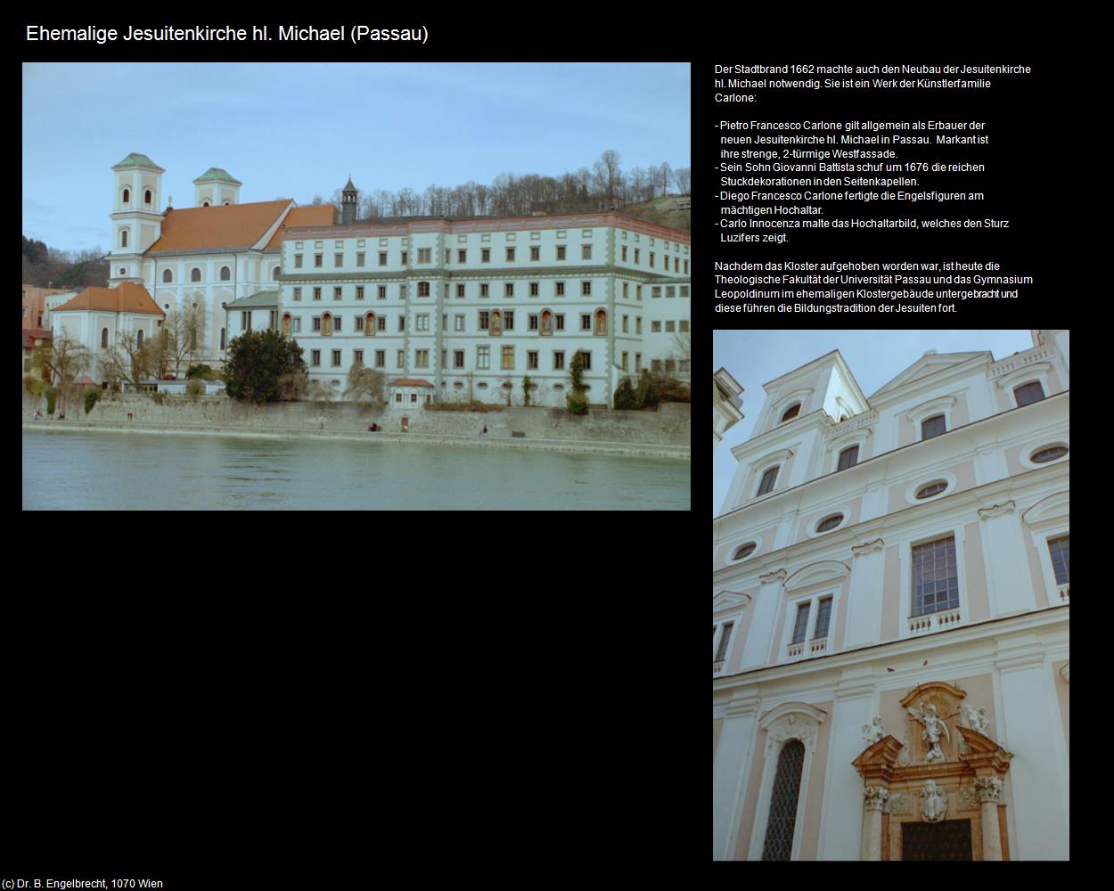 Ehem. Jesuitenk. hl. Michael  (Passau) in Kulturatlas-BAYERN