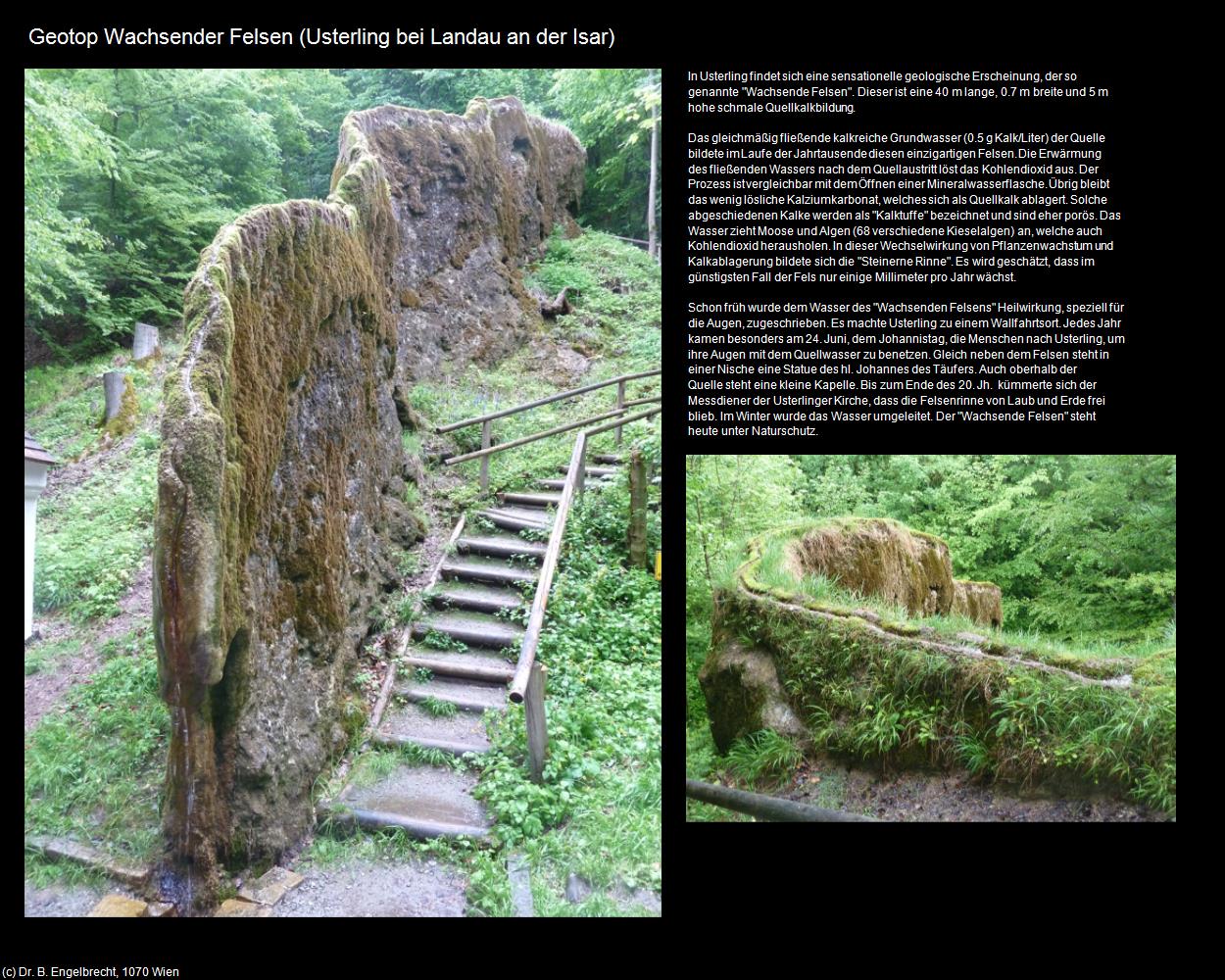 Wachsender Felsen (Usterling) (Landau an der Isar) in Kulturatlas-BAYERN