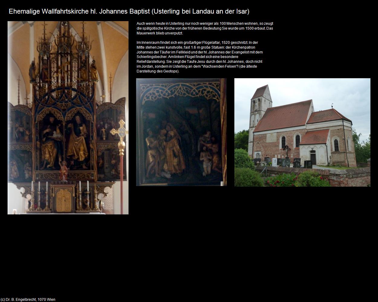 Ehem. Wallfk. hl. Johannes Baptist (Usterling)  (Landau an der Isar) in Kulturatlas-BAYERN