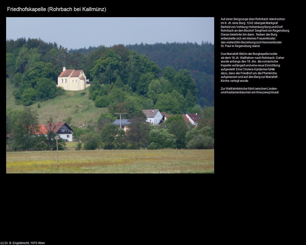 Friedhofskapelle (Rohrbach) (Kallmünz) in Kulturatlas-BAYERN
