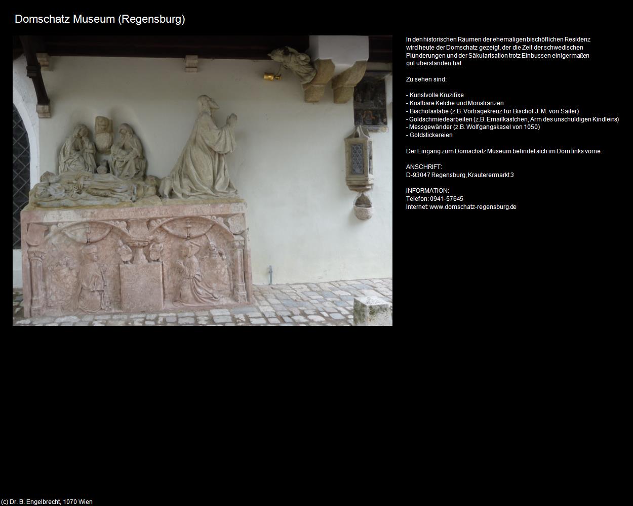 Domschatz Museum   (Regensburg) in Kulturatlas-BAYERN