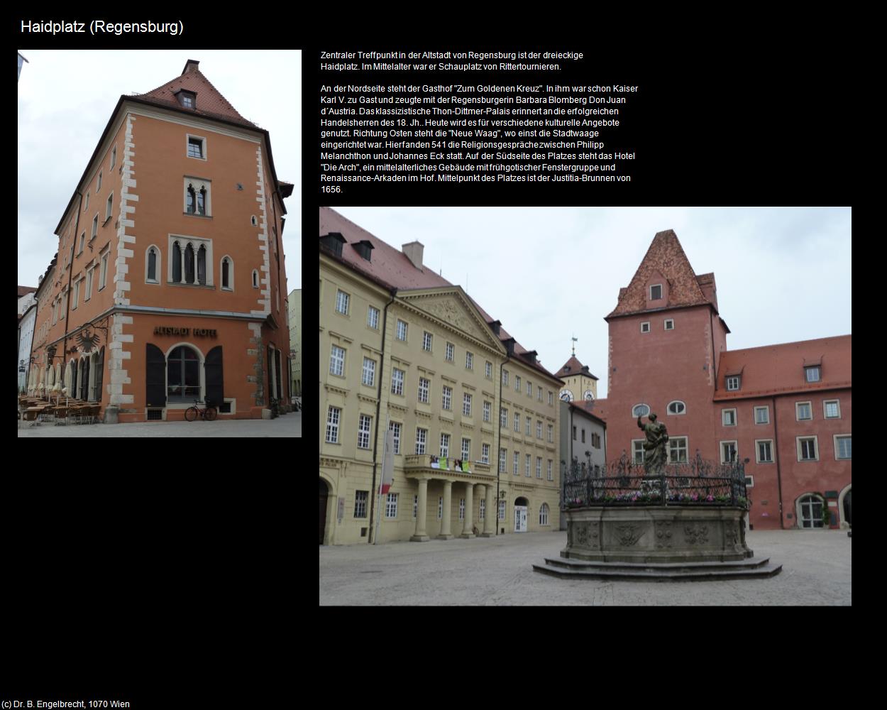Haidplatz (Regensburg) in Kulturatlas-BAYERN