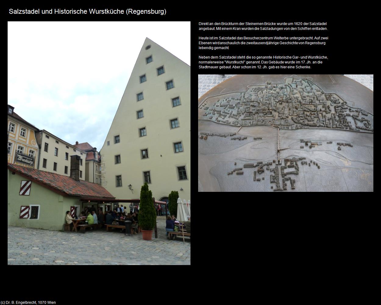 Salzstadel und Historische Wurstküche  (Regensburg) in Kulturatlas-BAYERN