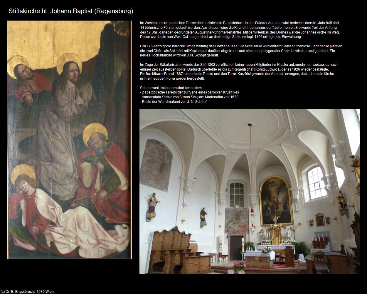 Stiftskirche hl. Johannes Baptist (Regensburg) in Kulturatlas-BAYERN
