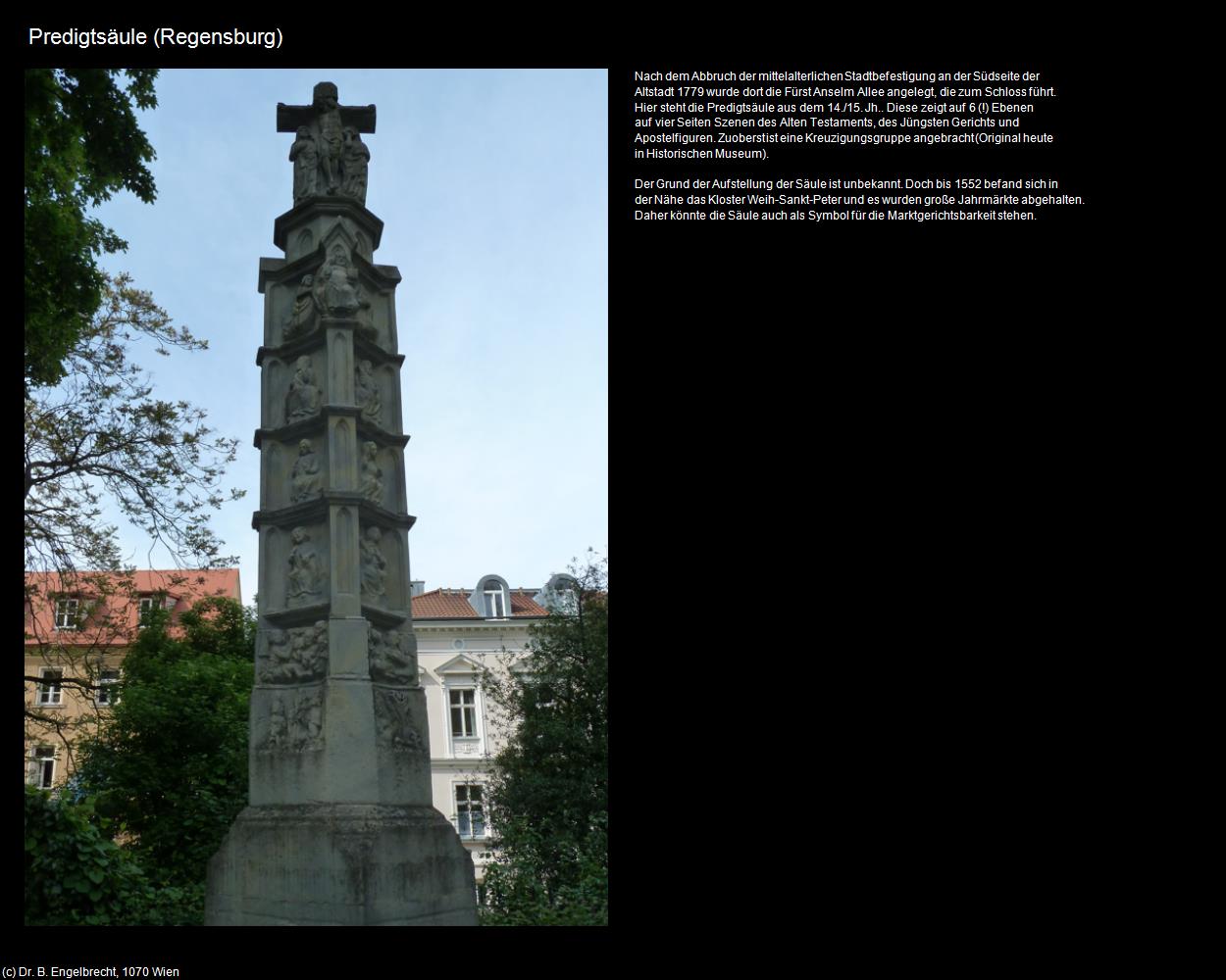 Predigtsäule (Regensburg) in Kulturatlas-BAYERN