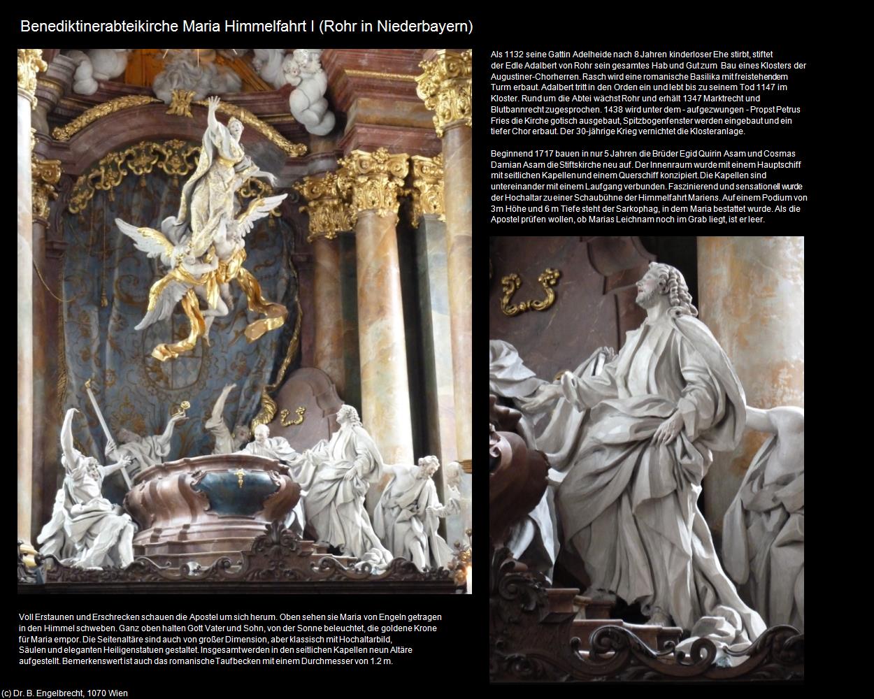 Benediktinerabteik. Maria Himmelfahrt I (Rohr in Niederbayern ) in Kulturatlas-BAYERN