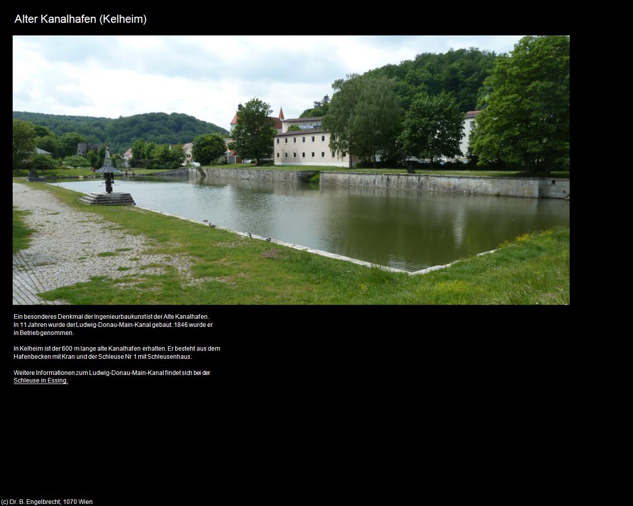 Alter Kanalhafen  (Kelheim) in Kulturatlas-BAYERN(c)B.Engelbrecht