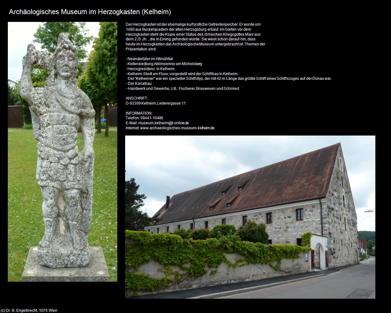 Archäologisches Museum im Herzogkasten  (Kelheim) in Kulturatlas-BAYERN