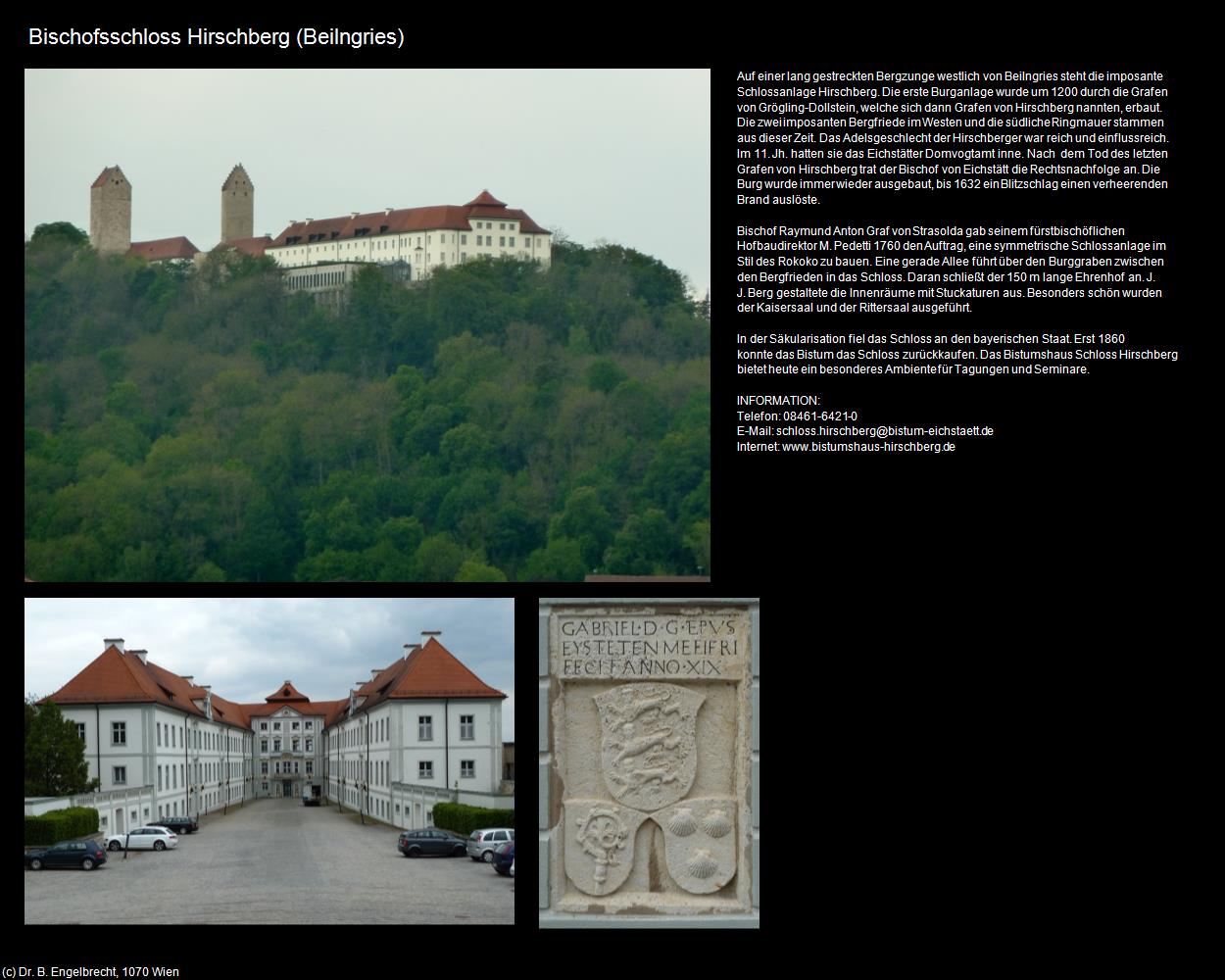 Bischofsschloss Hirschberg  (Beilngries) in Kulturatlas-BAYERN