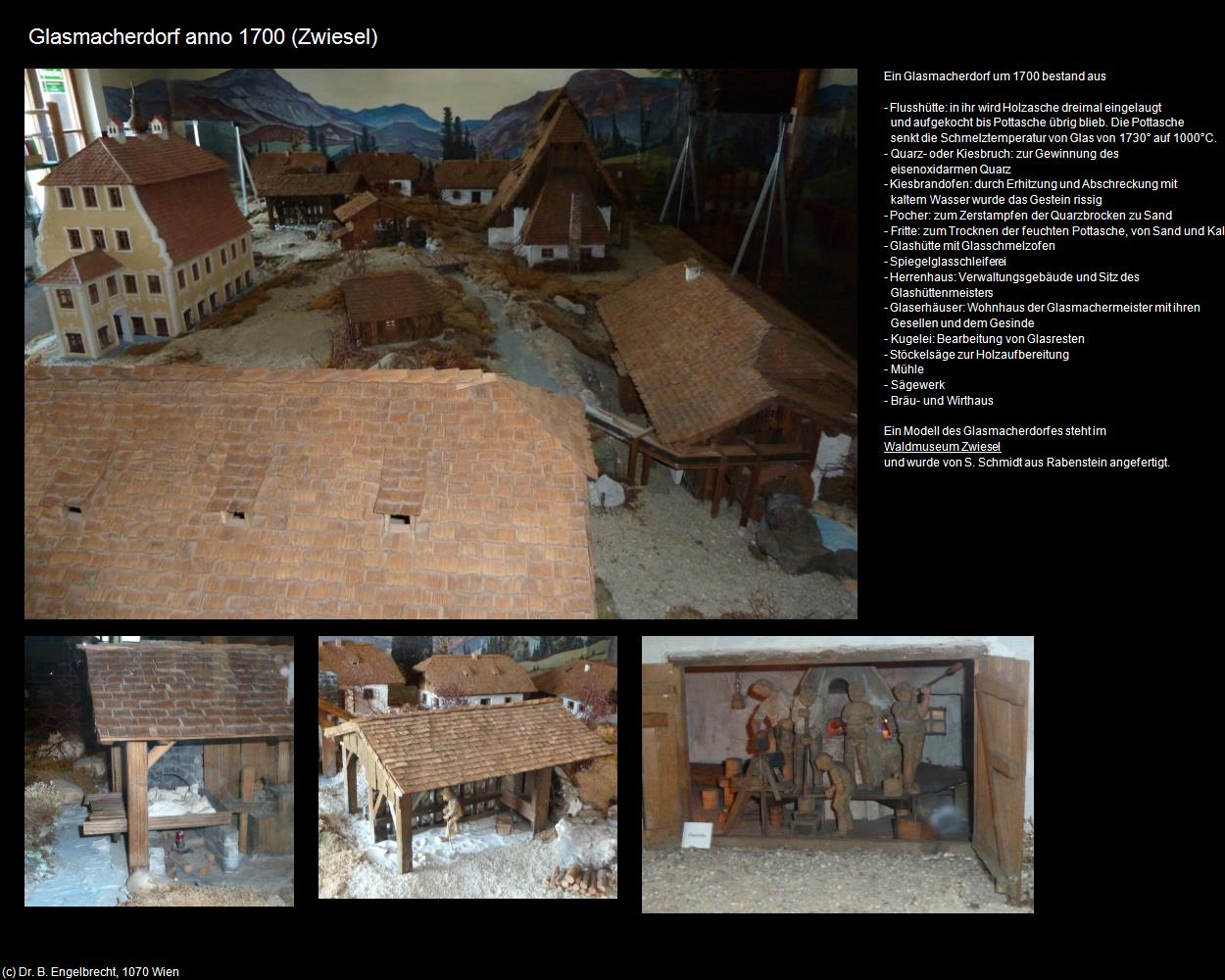 Glasmacherdorf anno 1700 (Zwiesel) in Kulturatlas-BAYERN(c)B.Engelbrecht