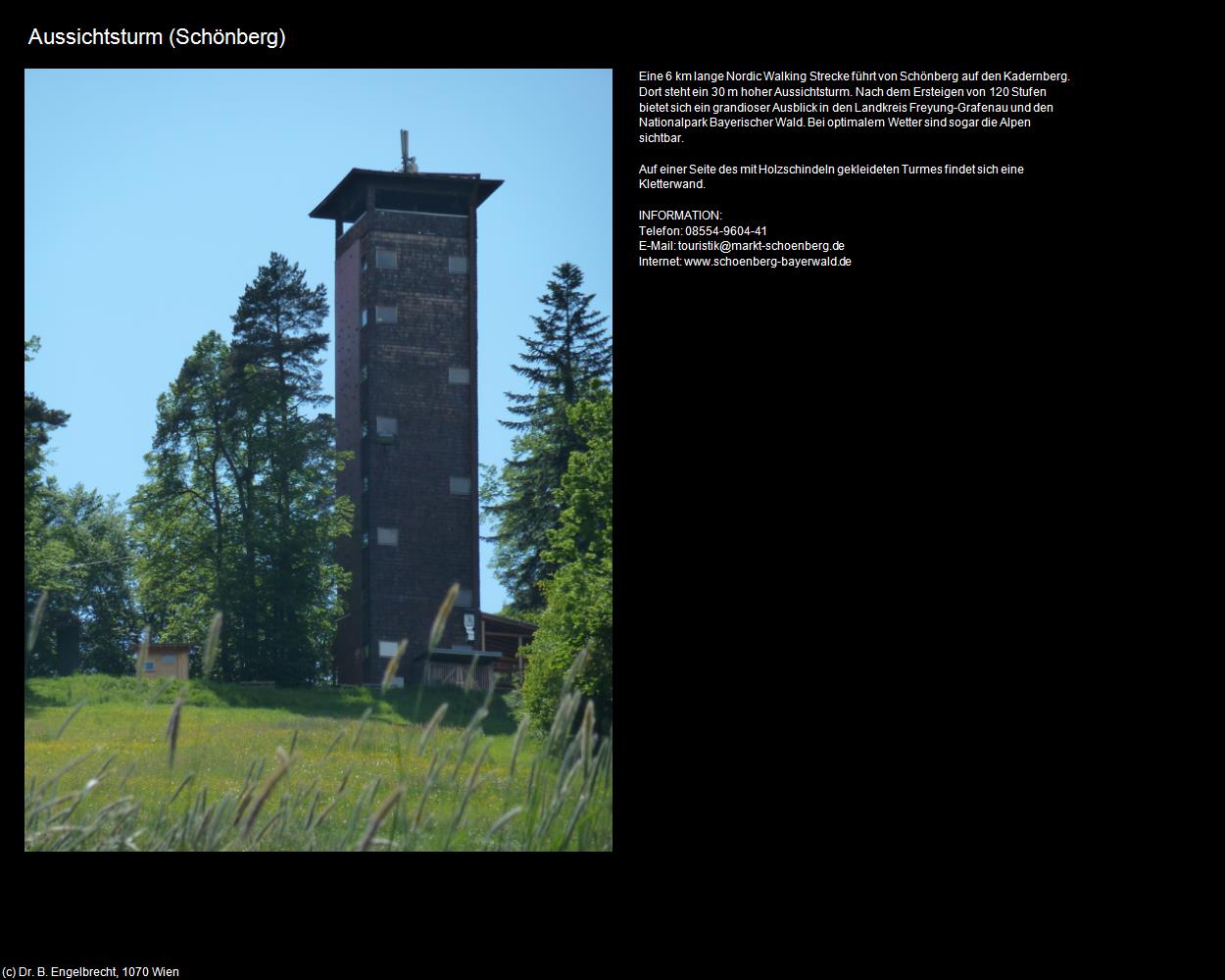 Aussichtsturm (Schönberg) in Kulturatlas-BAYERN