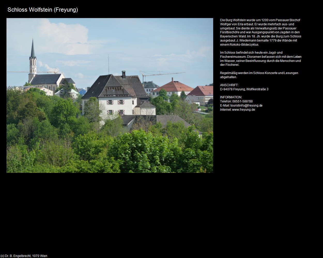 Schloss Wolfstein (Freyung) in Kulturatlas-BAYERN