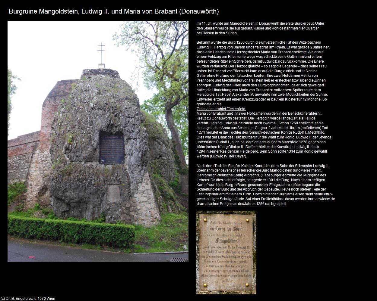Burgruine Mangoldstein  (Donauwörth) in Kulturatlas-BAYERN(c)B.Engelbrecht