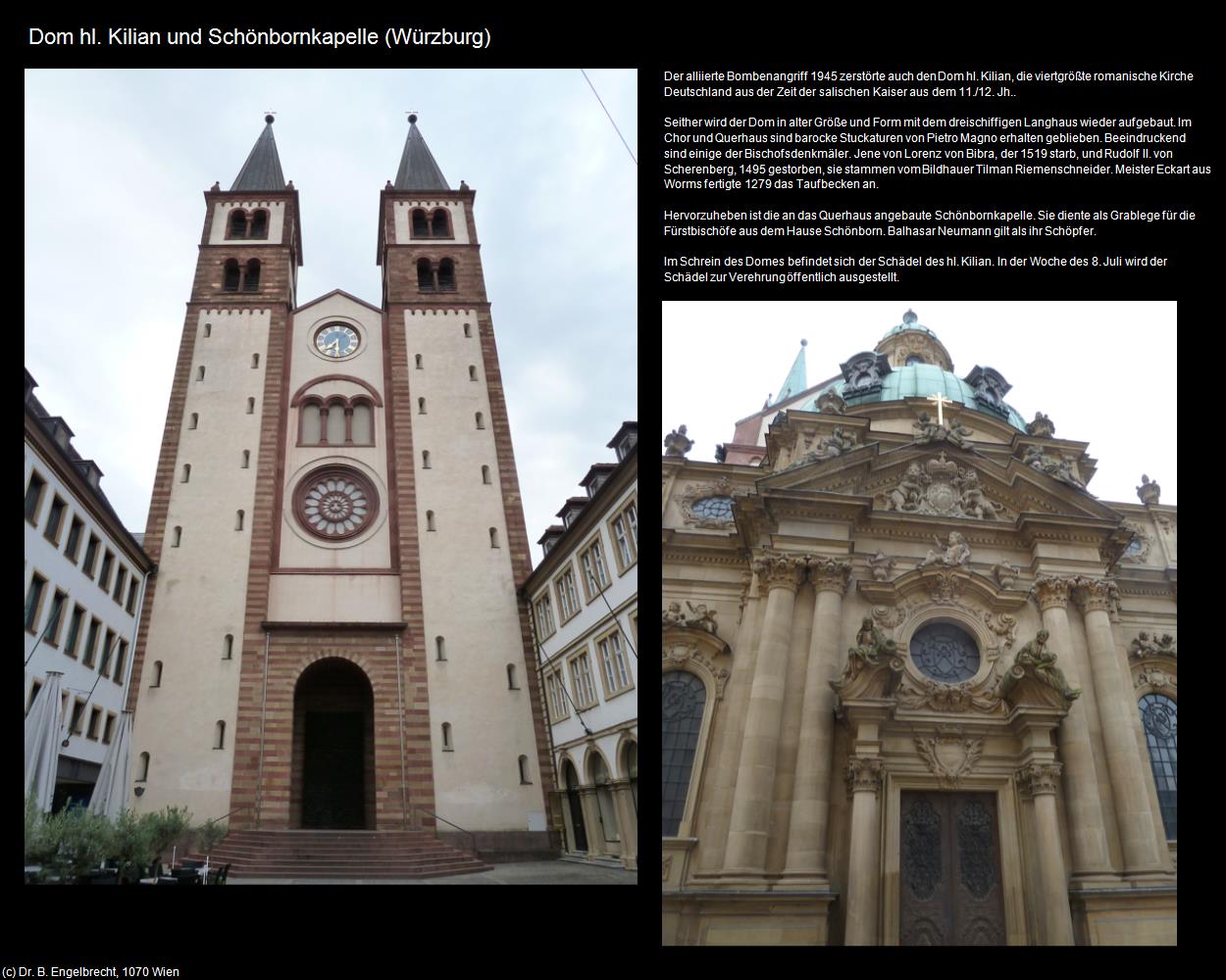 Dom hl. Kilian und Schönbornkapelle  (Würzburg) in Kulturatlas-BAYERN