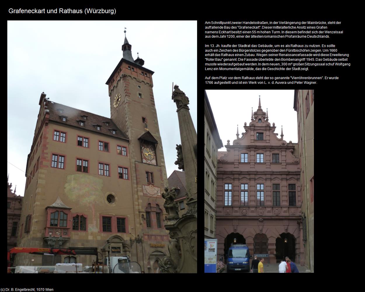 Grafeneckart und Rathaus  (Würzburg) in Kulturatlas-BAYERN