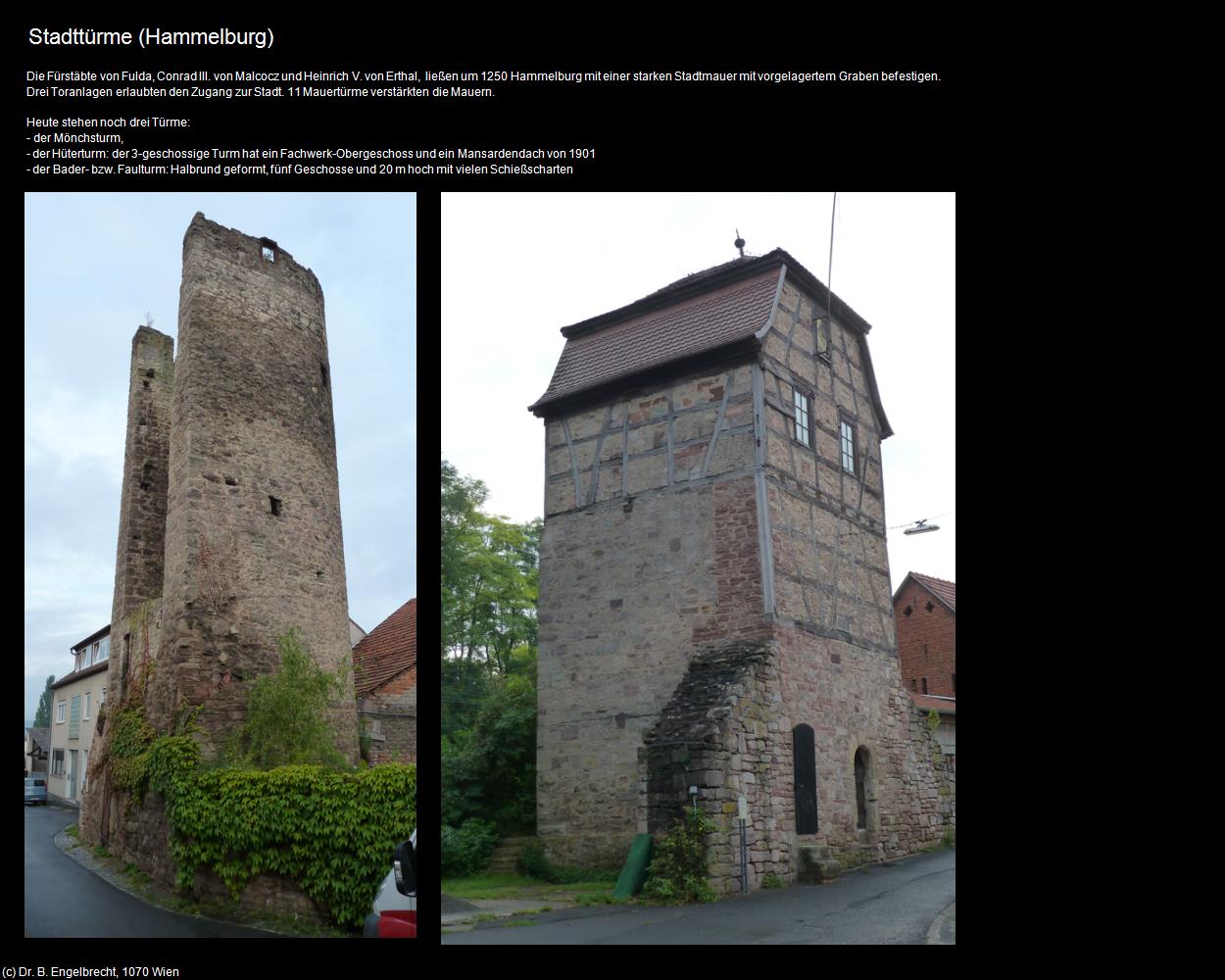 Stadttürme (Hammelburg  ) in Kulturatlas-BAYERN