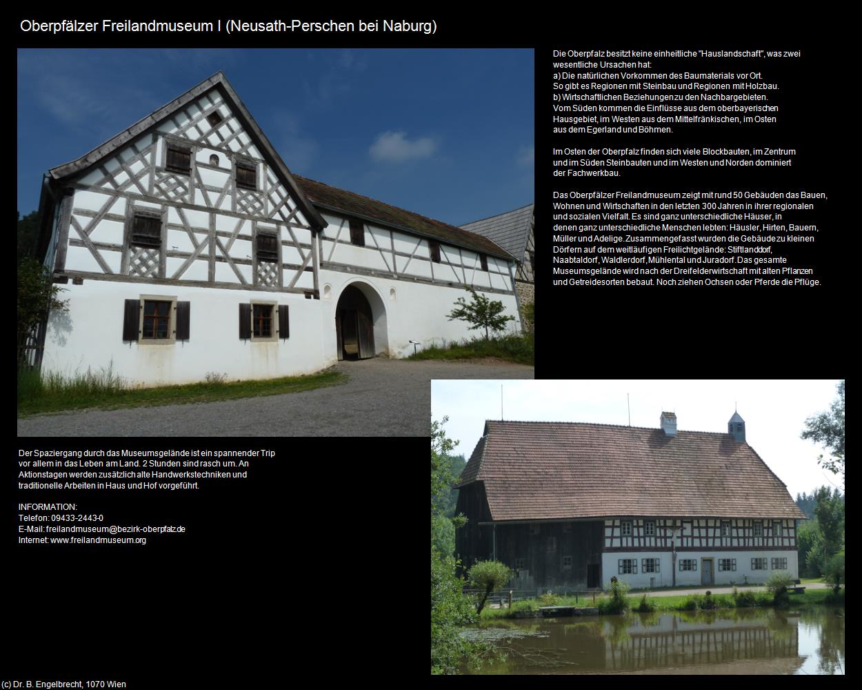 Oberpfälzer Freilandmuseum  (Neusath-Perschen bei Naburg ) in Kulturatlas-BAYERN