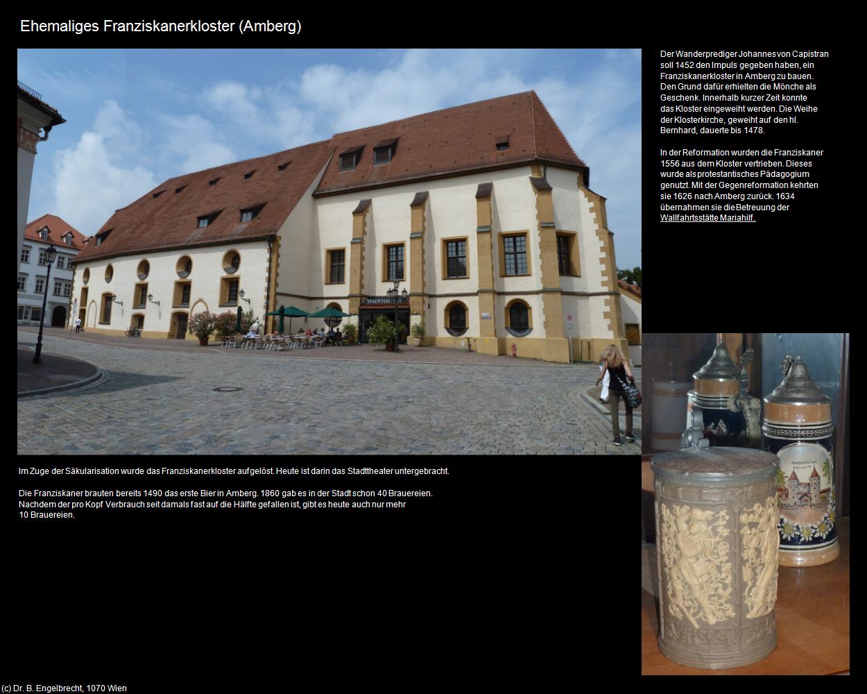 Ehem. Franziskanerkloster  (Amberg) in Kulturatlas-BAYERN(c)B.Engelbrecht