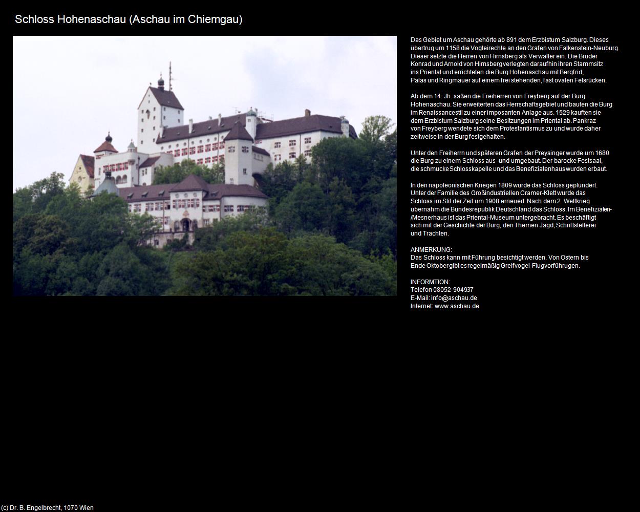 Schloss Hohenaschau  (Aschau im Chiemgau) in Kulturatlas-BAYERN