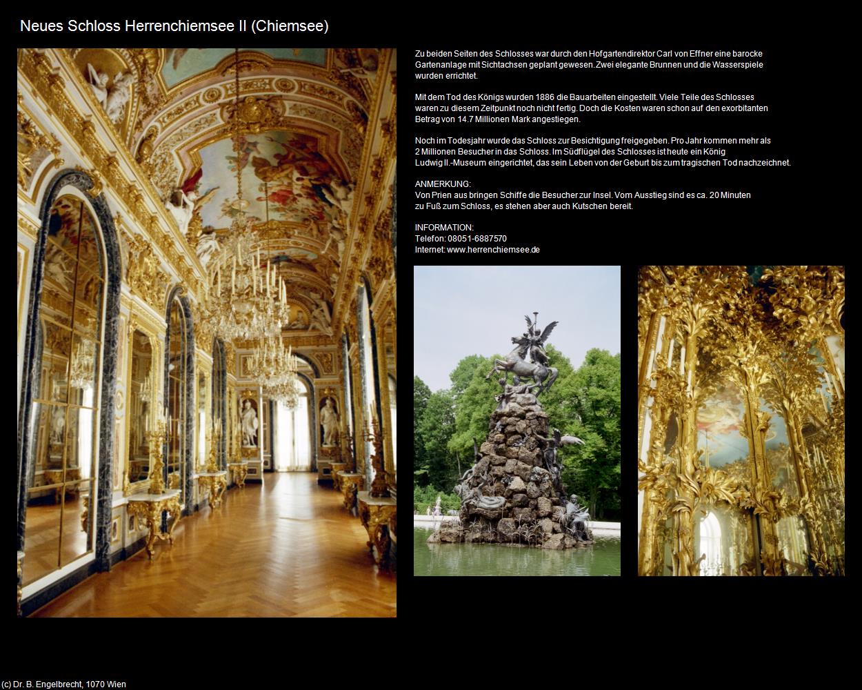 Neues Schloss Herrenchiemsee II  (Chiemsee) in Kulturatlas-BAYERN