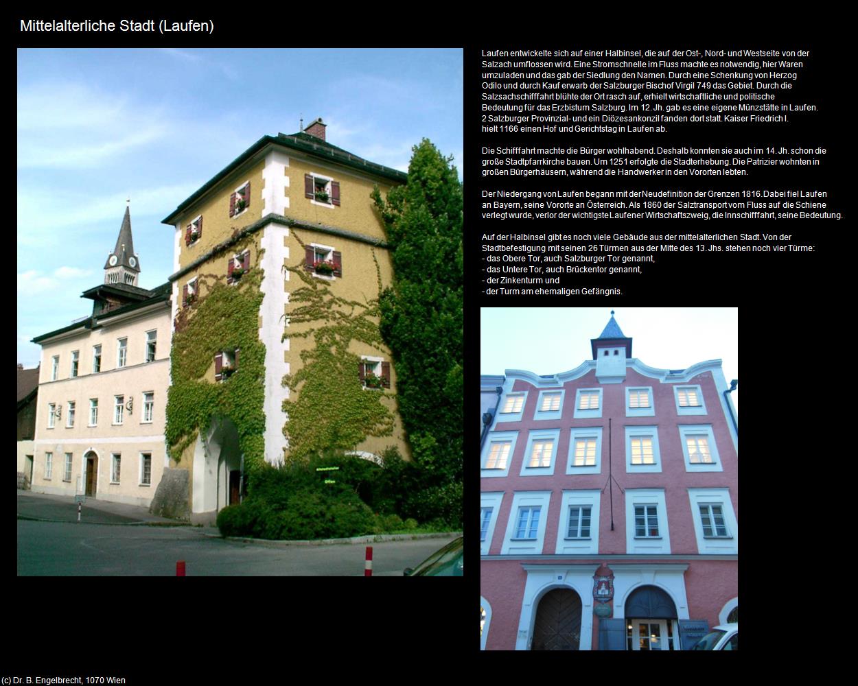 Mittelalterliche Stadt  (Laufen) in Kulturatlas-BAYERN