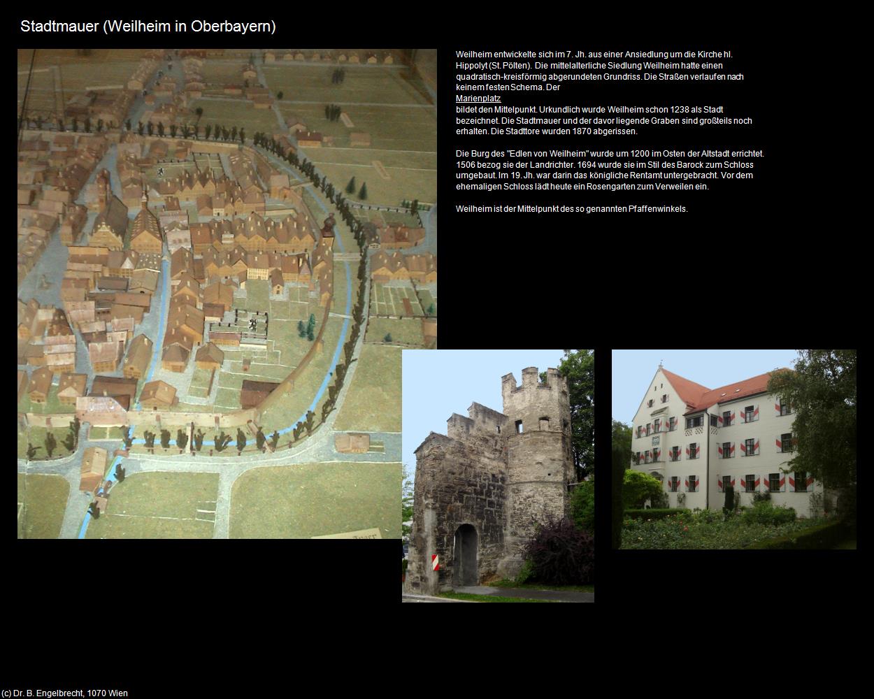Stadtmauer  (Weilheim in Oberbayern) in Kulturatlas-BAYERN(c)B.Engelbrecht