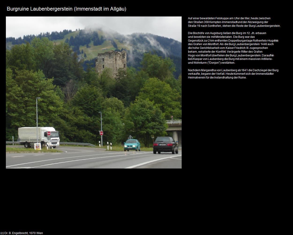 Burgruine Laubenbergerstein  (Immenstadt im Allgäu) in Kulturatlas-BAYERN