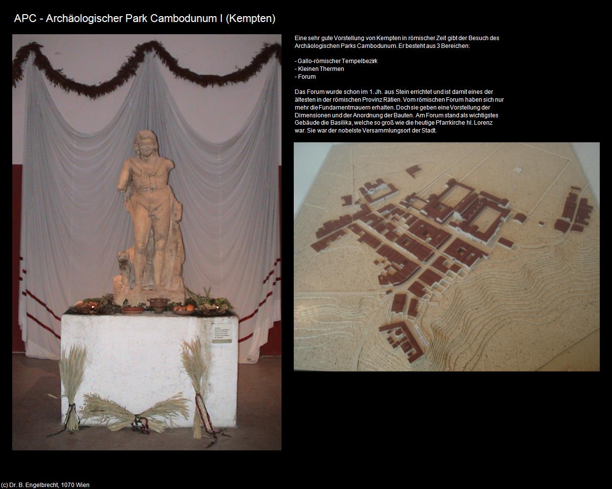 Archäologischer Park Cambodunum I  (Kempten ) in Kulturatlas-BAYERN