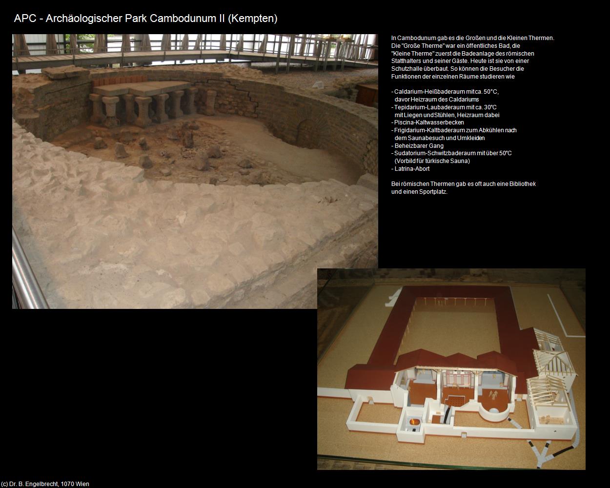 Archäologischer Park Cambodunum II  (Kempten ) in Kulturatlas-BAYERN