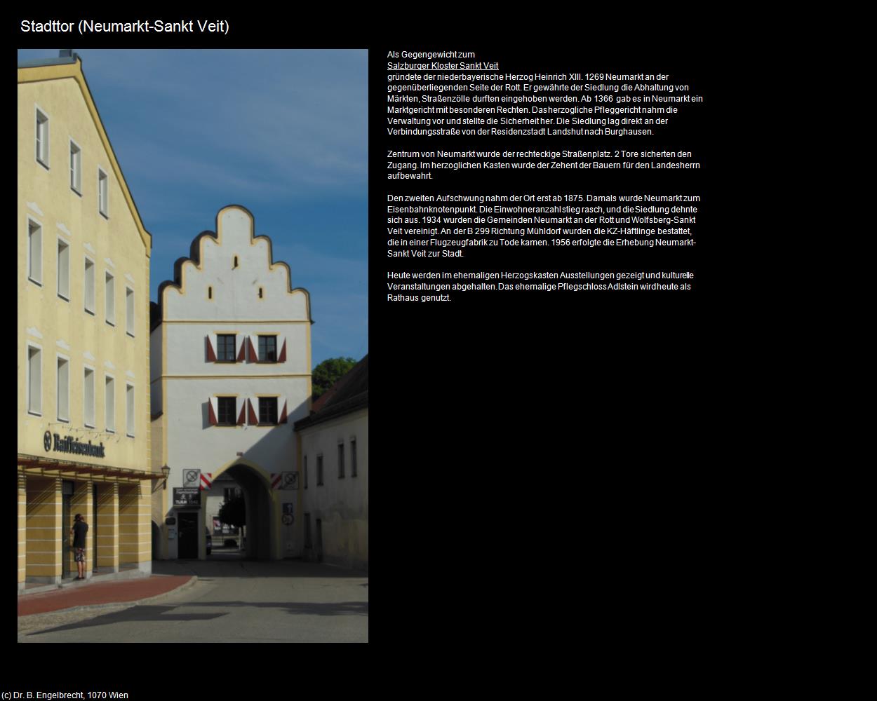 Stadttor  (Neumarkt-Sankt Veit ) in Kulturatlas-BAYERN(c)B.Engelbrecht
