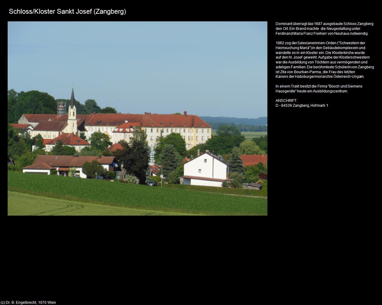 Schloss/Kloster Sankt Josef  (Zangberg ) in Kulturatlas-BAYERN
