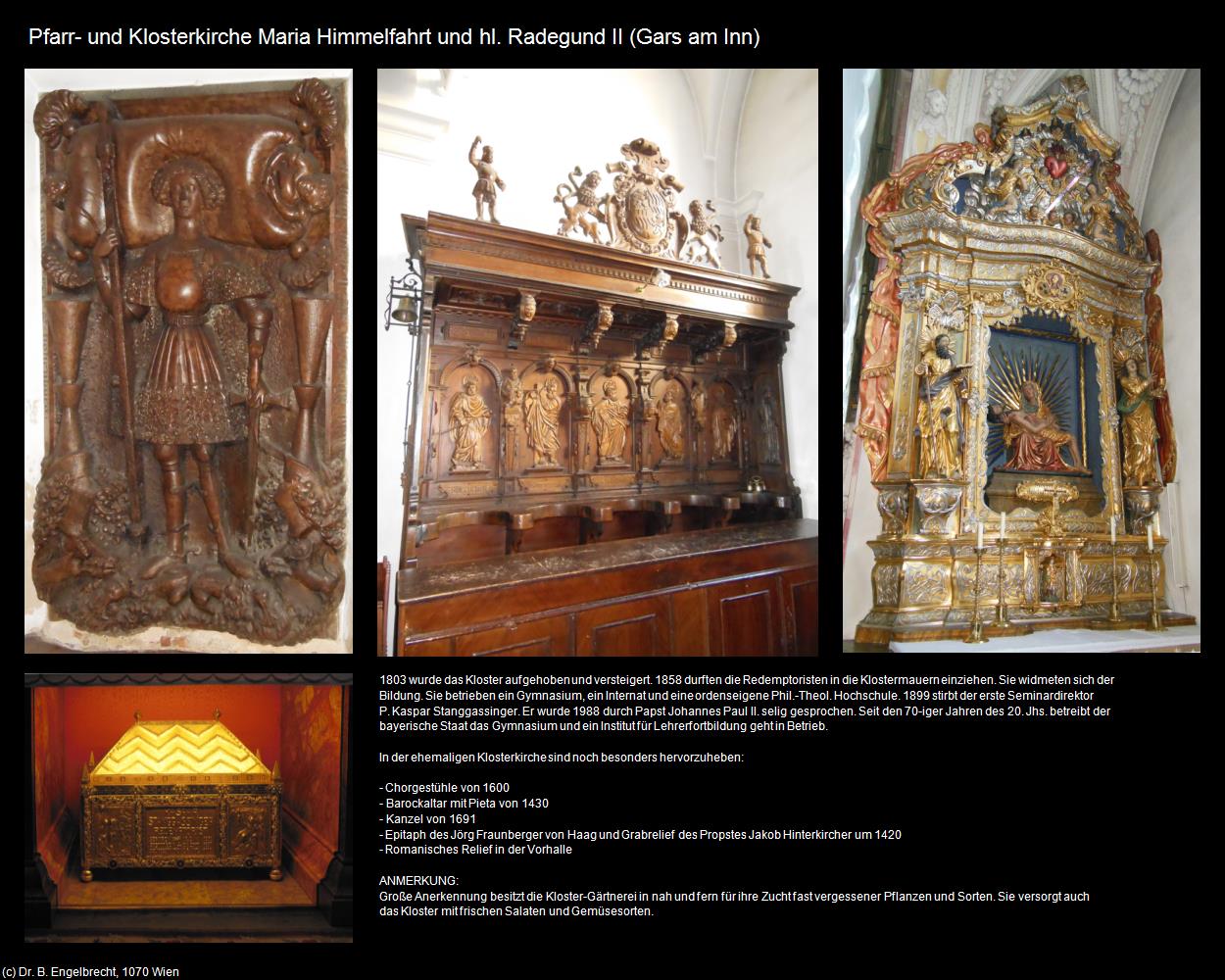 Klosterk. Maria Himmelfahrt und hl. Radegund II (Gars am Inn) in Kulturatlas-BAYERN