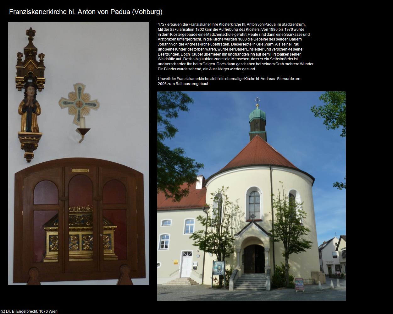 Franziskanerk. hl. Anton von Padua  (Vohburg ) in Kulturatlas-BAYERN