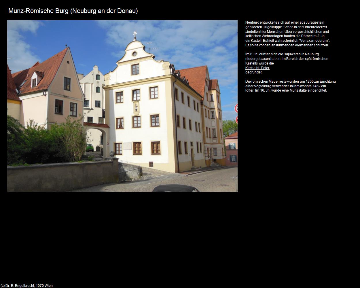 Münz-Römische Burg (Neuburg an der Donau) in Kulturatlas-BAYERN(c)B.Engelbrecht