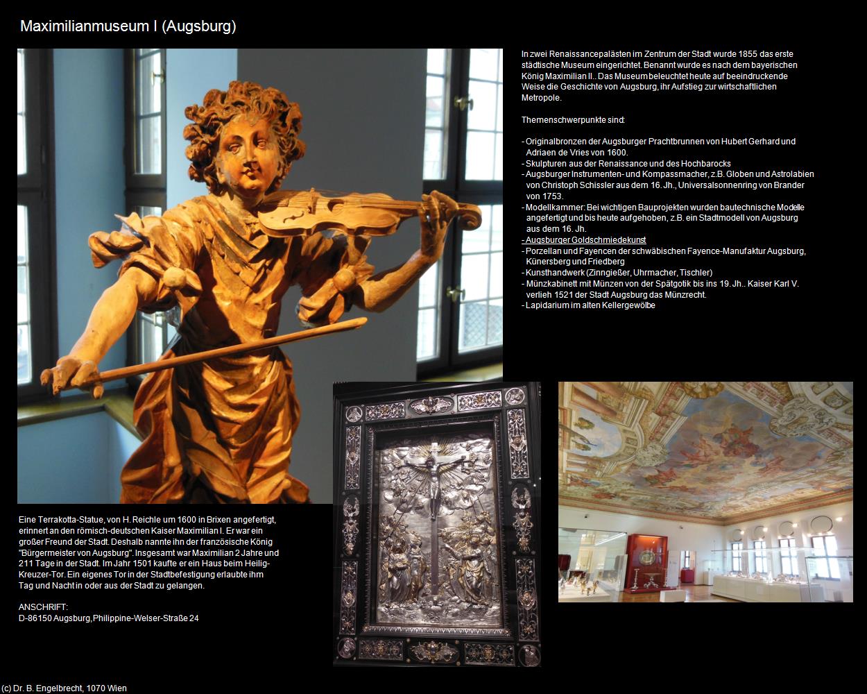 Maximilianmuseum  (Augsburg) in Kulturatlas-BAYERN(c)B.Engelbrecht