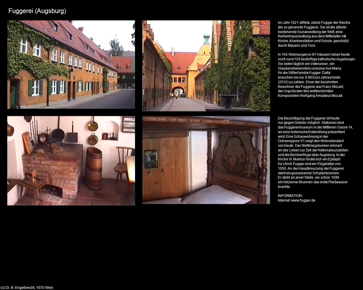 Fuggerei (Augsburg) in Kulturatlas-BAYERN
