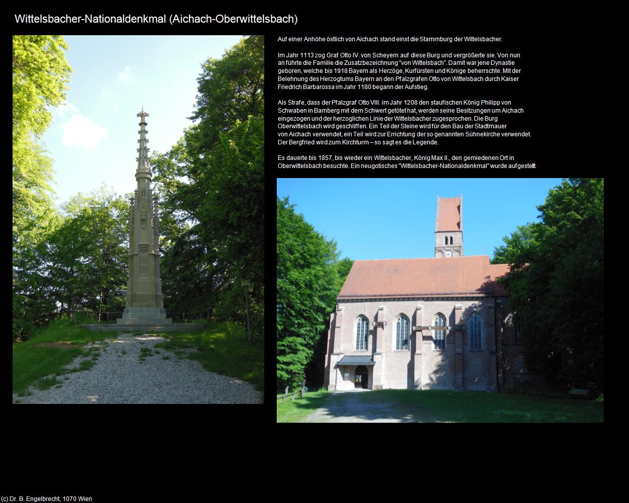 Wittelsbacher-Nationaldenkmal (Oberwittelsbach)  (Aichach) in Kulturatlas-BAYERN