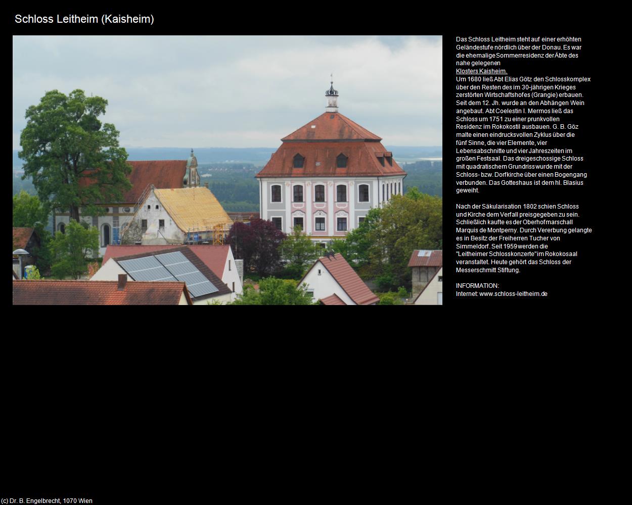 Schloss Leitheim (Kaisheim) in Kulturatlas-BAYERN(c)B.Engelbrecht