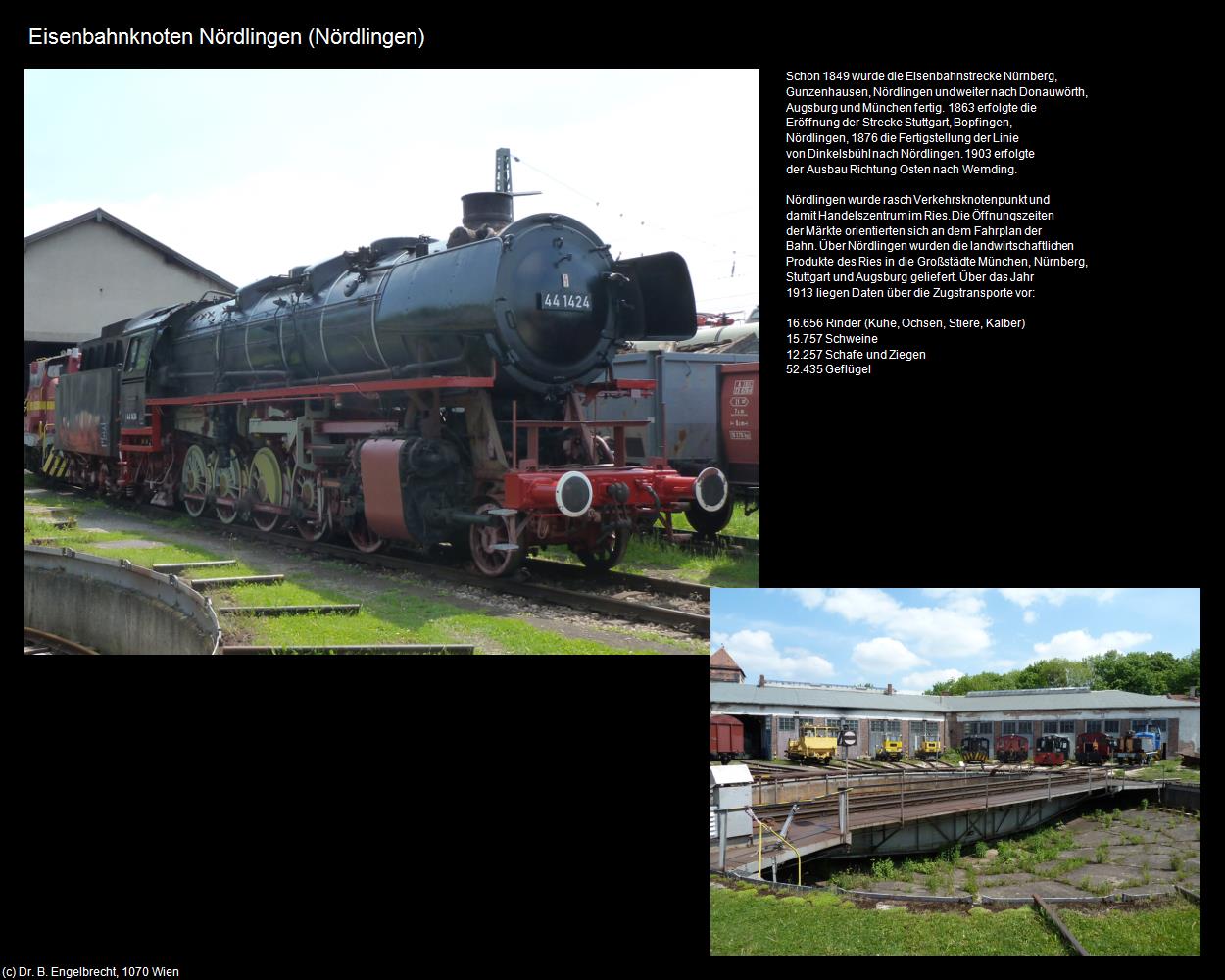 Eisenbahnknoten Nördlingen (Nördlingen) in Kulturatlas-BAYERN