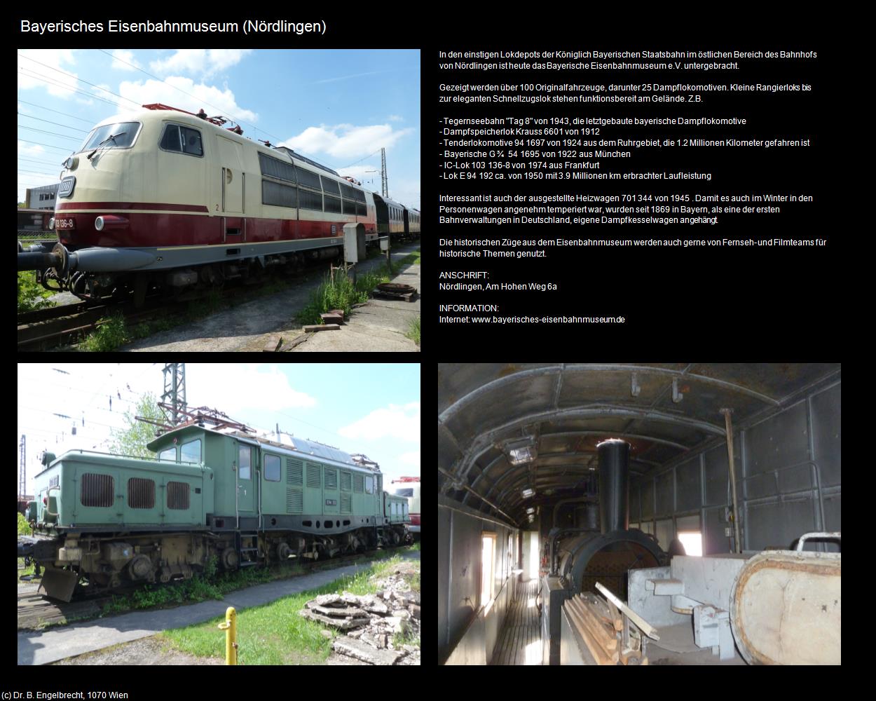 Bayerisches Eisenbahnmuseum (Nördlingen) in Kulturatlas-BAYERN
