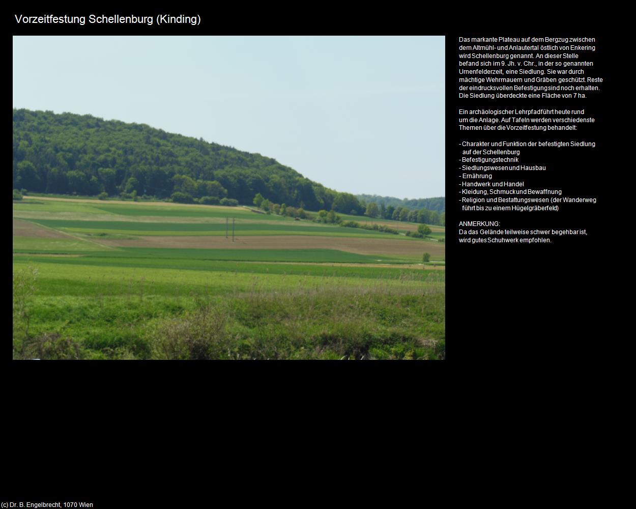 Vorzeitfestung Schellenburg (Kinding) in Kulturatlas-BAYERN