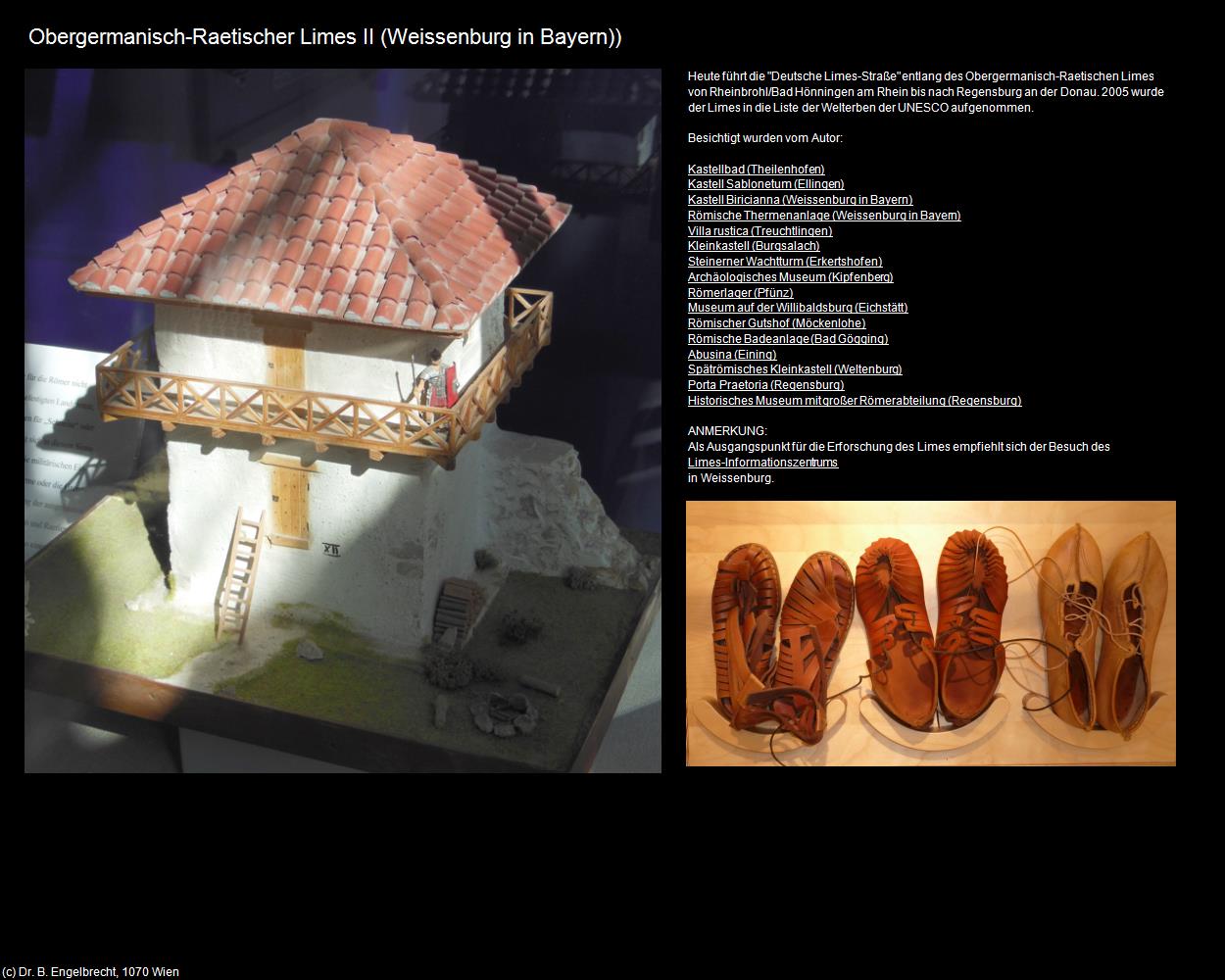 Obergermanisch-Raetischen Limes II (Weissenburg in Bayern) in Kulturatlas-BAYERN(c)B.Engelbrecht