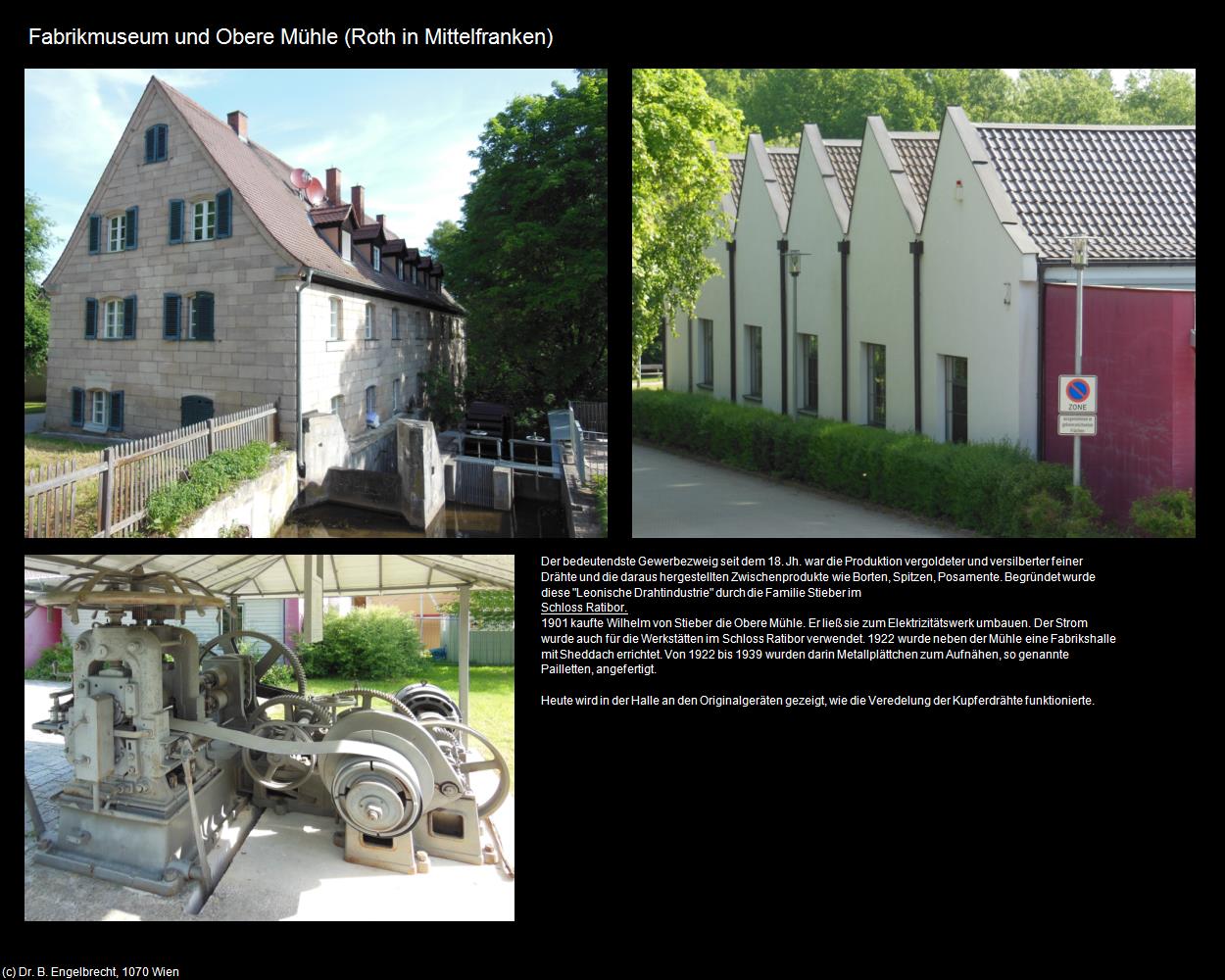 Obere Mühle+Fabrikmuseum (Roth in Mittelfranken) in Kulturatlas-BAYERN(c)B.Engelbrecht